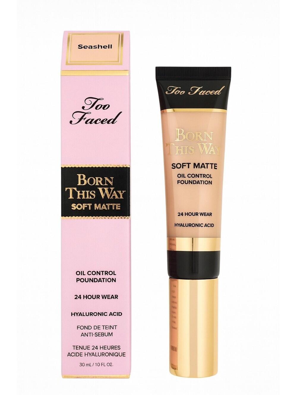 Too Faced Born This Way Soft Matte Oil Control Foundation -Seashell- 1oz/30ml